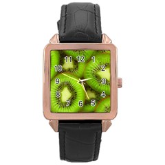 Kiwi 1 Rose Gold Leather Watch  by trendistuff