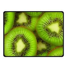 Kiwi 1 Double Sided Fleece Blanket (small)  by trendistuff