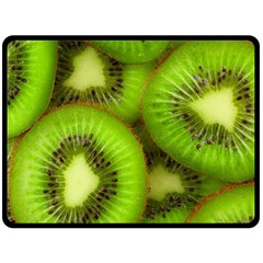 Kiwi 1 Double Sided Fleece Blanket (large)  by trendistuff