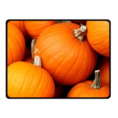 Pumpkins 1 Double Sided Fleece Blanket (small)  by trendistuff