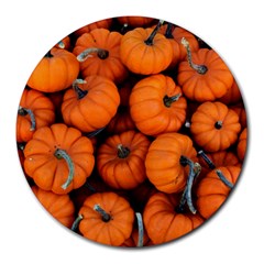 Pumpkins 2 Round Mousepads by trendistuff