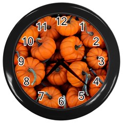 Pumpkins 2 Wall Clocks (black) by trendistuff