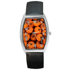 Pumpkins 2 Barrel Style Metal Watch by trendistuff