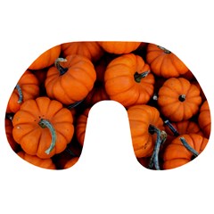 Pumpkins 2 Travel Neck Pillows by trendistuff