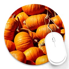 Pumpkins 3 Round Mousepads by trendistuff