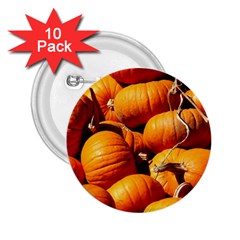 Pumpkins 3 2 25  Buttons (10 Pack)  by trendistuff