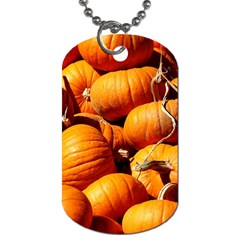 Pumpkins 3 Dog Tag (two Sides) by trendistuff