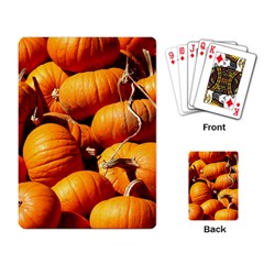 Pumpkins 3 Playing Card by trendistuff