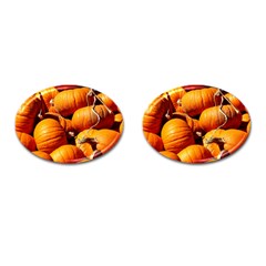 Pumpkins 3 Cufflinks (oval) by trendistuff