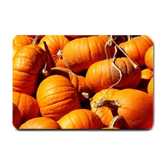 Pumpkins 3 Small Doormat  by trendistuff