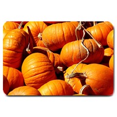 Pumpkins 3 Large Doormat  by trendistuff