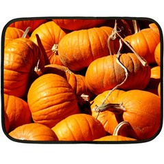 Pumpkins 3 Double Sided Fleece Blanket (mini)  by trendistuff