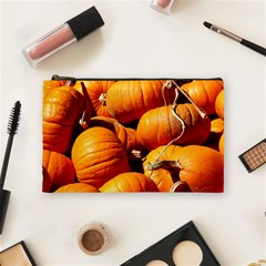 Pumpkins 3 Cosmetic Bag (medium)  by trendistuff