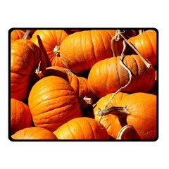 Pumpkins 3 Fleece Blanket (small) by trendistuff