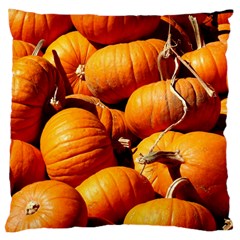 Pumpkins 3 Large Cushion Case (two Sides) by trendistuff