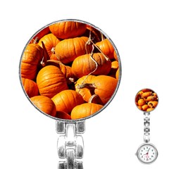 Pumpkins 3 Stainless Steel Nurses Watch by trendistuff