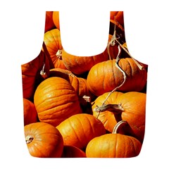 Pumpkins 3 Full Print Recycle Bags (l)  by trendistuff