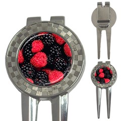 Raspberries 1 3-in-1 Golf Divots by trendistuff