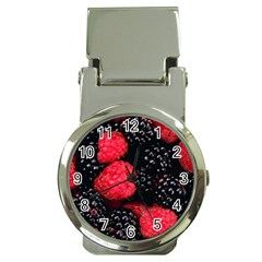 RASPBERRIES 1 Money Clip Watches