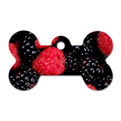 RASPBERRIES 1 Dog Tag Bone (One Side)