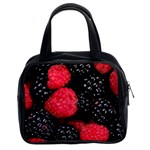 RASPBERRIES 1 Classic Handbags (2 Sides) Front