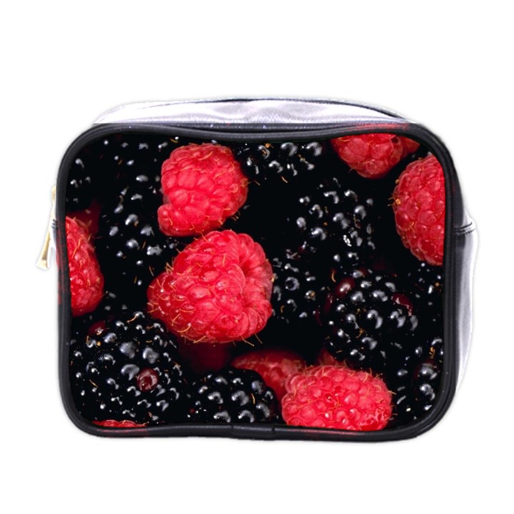 RASPBERRIES 1 Mini Toiletries Bags