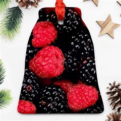 Raspberries 1 Bell Ornament (two Sides) by trendistuff