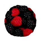 RASPBERRIES 1 Standard 15  Premium Round Cushions Front