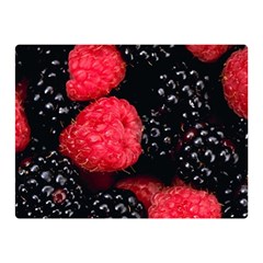 RASPBERRIES 1 Double Sided Flano Blanket (Mini) 