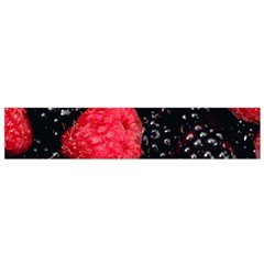 RASPBERRIES 1 Small Flano Scarf