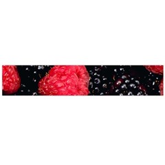 RASPBERRIES 1 Large Flano Scarf 