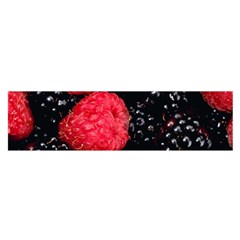 RASPBERRIES 1 Satin Scarf (Oblong)