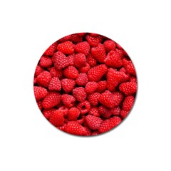 Raspberries 2 Magnet 3  (round) by trendistuff