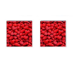 Raspberries 2 Cufflinks (square) by trendistuff