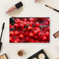 Red Berries 1 Cosmetic Bag (medium)  by trendistuff