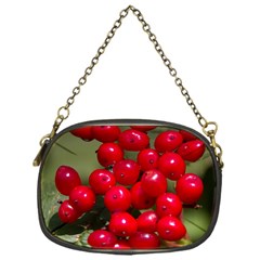 Red Berries 2 Chain Purses (one Side)  by trendistuff