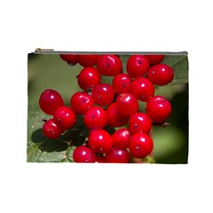 Red Berries 2 Cosmetic Bag (large)  by trendistuff