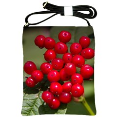 Red Berries 2 Shoulder Sling Bags by trendistuff