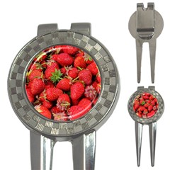 Strawberries 1 3-in-1 Golf Divots by trendistuff