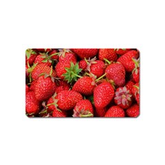 Strawberries 1 Magnet (name Card) by trendistuff