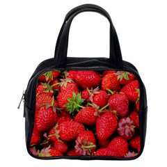 Strawberries 1 Classic Handbags (one Side) by trendistuff