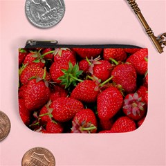 Strawberries 1 Mini Coin Purses by trendistuff