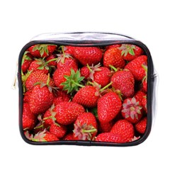 Strawberries 1 Mini Toiletries Bags by trendistuff