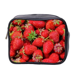 Strawberries 1 Mini Toiletries Bag 2-side by trendistuff