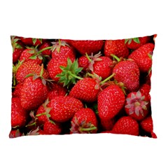 Strawberries 1 Pillow Case (two Sides) by trendistuff