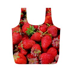 Strawberries 1 Full Print Recycle Bags (m)  by trendistuff