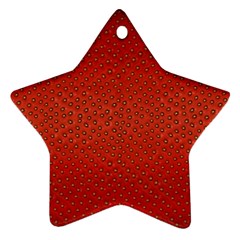 Strawberries 2 Ornament (star) by trendistuff