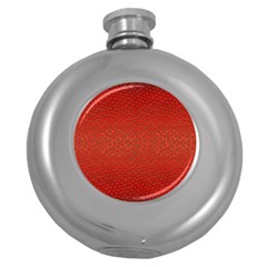 Strawberries 2 Round Hip Flask (5 Oz) by trendistuff