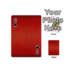 Strawberries 2 Playing Cards 54 (mini)  by trendistuff