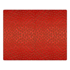 Strawberries 2 Double Sided Flano Blanket (large) 